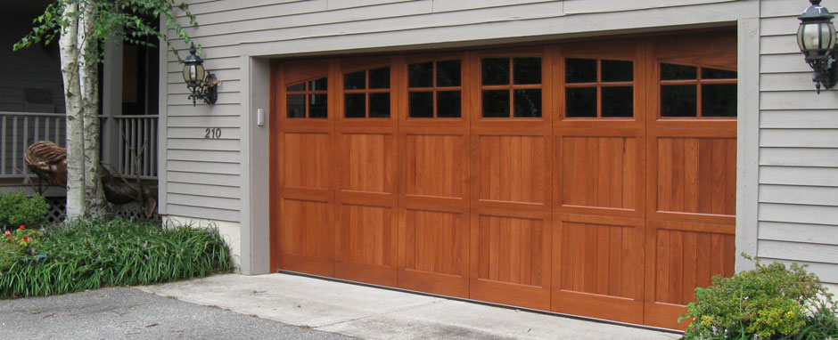 Wooden Panel Garage Door
